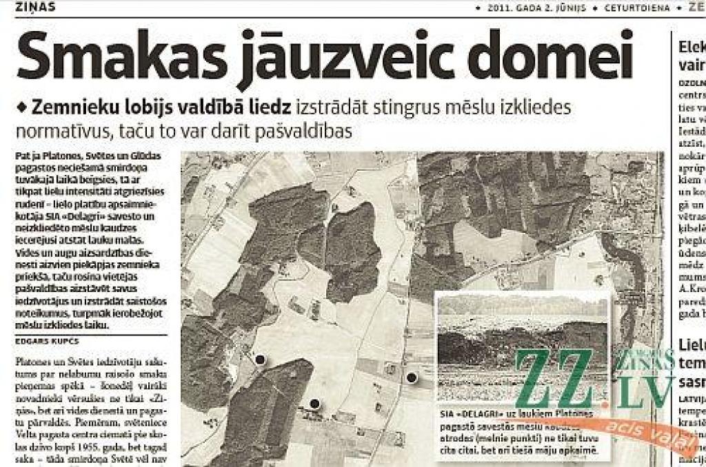Ceturtdien «Zemgales Ziņās»: Smaku uzveikšanā jāiesaistās pašvaldībām; Pasta salas skaistumu var sabojāt naudaskāre
