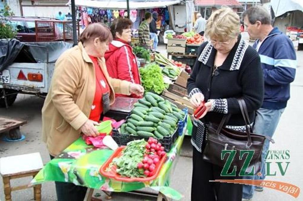 Pārtikas un veterinārais dienests pirmoreiz soda Jelgavas tirgu