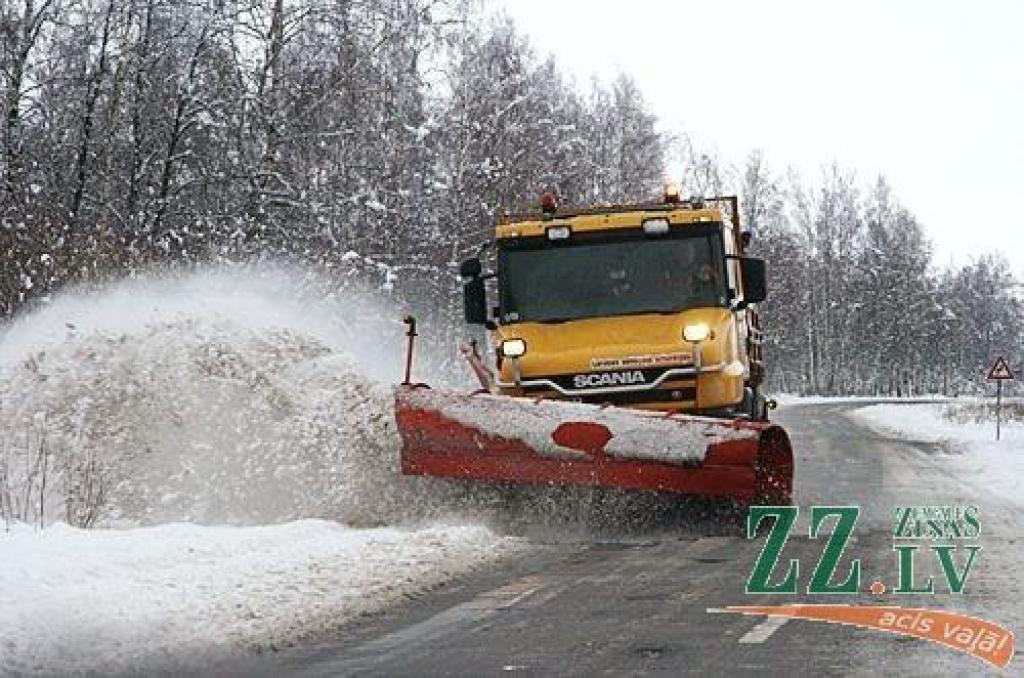 Latvijas autoceļu uzturēšanai ziemā atlikusi desmitā daļa no paredzētā finansējuma