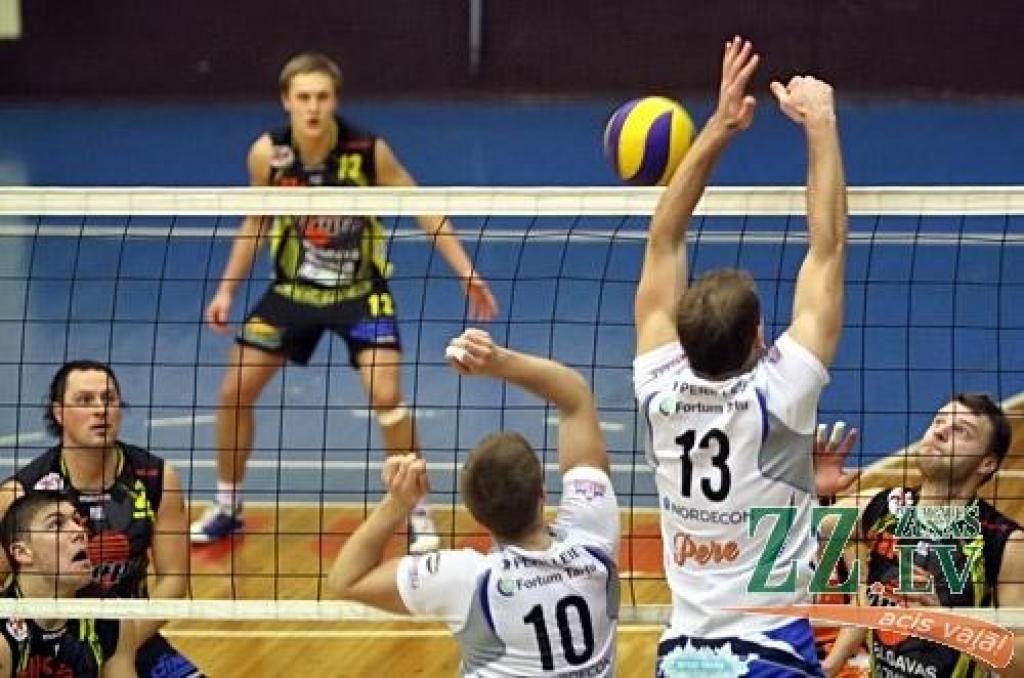 Volejbols. «Ozīši» zaudē igauņiem no Tartu (ar foto)