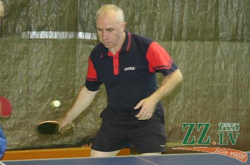 Galda teniss. Jelgavas čempions – Uldis Dobriško (ar foto)