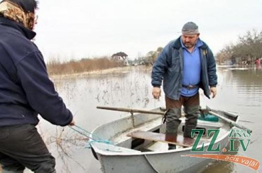 Ceturtdienas plūdi Jelgavā un Kalnciemā