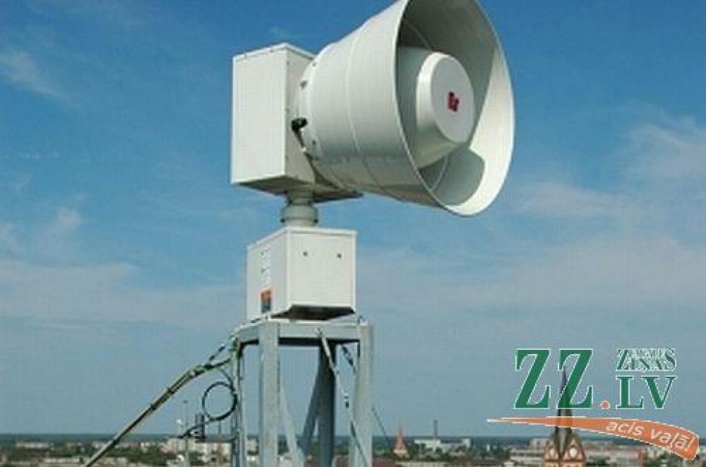 Ceturtdienas rītā pārbaudīs trauksmes sirēnas
