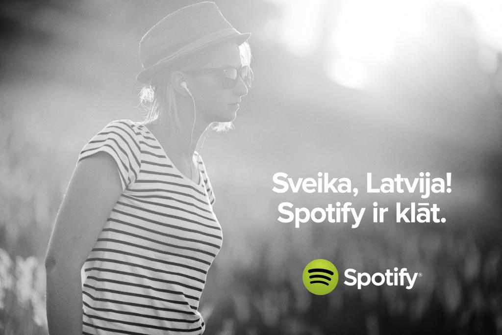 Spotify pieejams arī Baltijā
