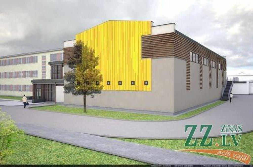 Staļģenes skolas sporta zāli būvēs «UCB» par vairāk nekā miljonu latu