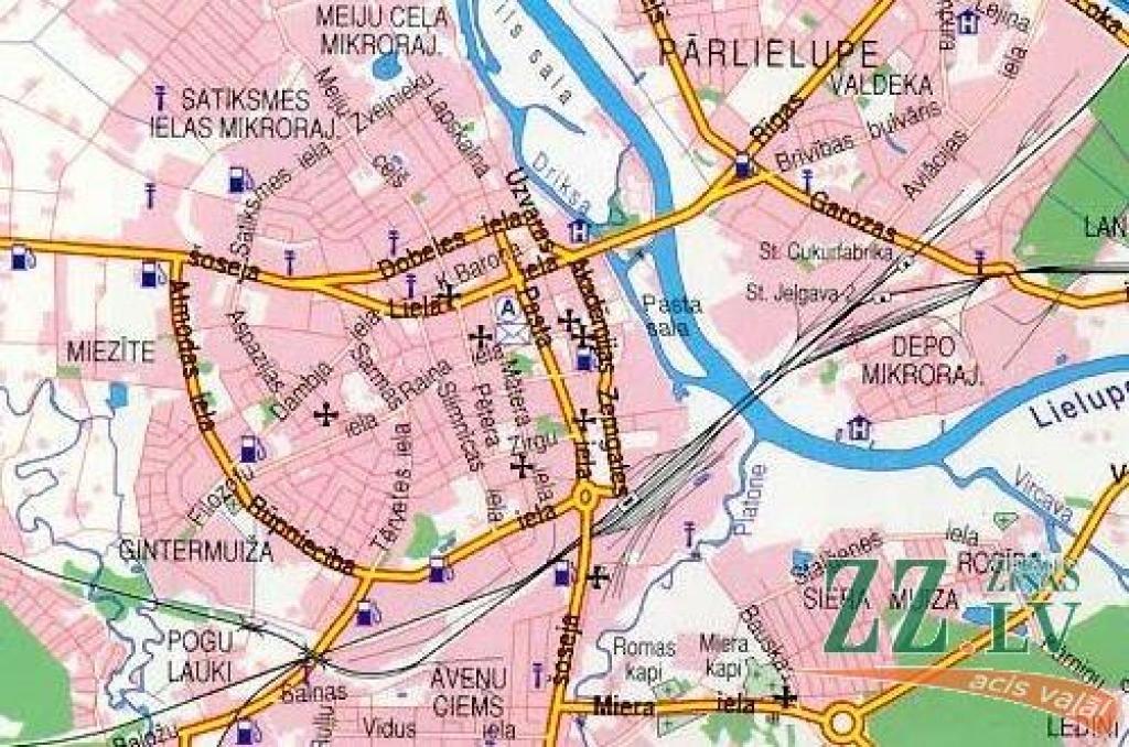 Veidos interaktīvu Jelgavas karti problēmu pieteikšanai