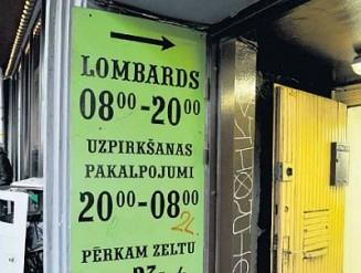 Bargāk sodīs «nelegālos» lombardus
