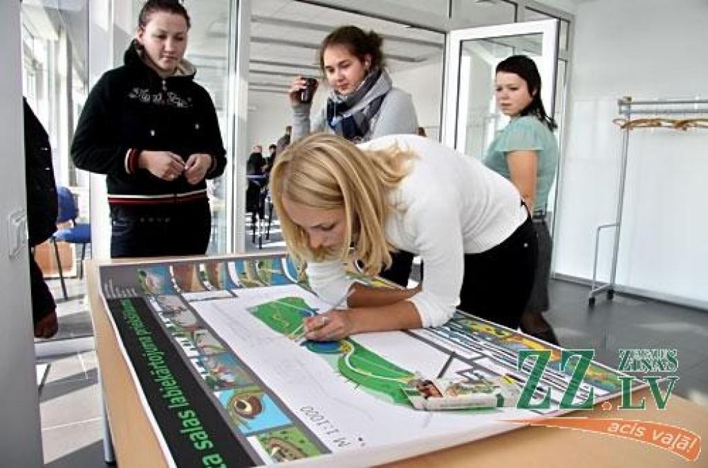Studenti radījuši Pasta salas vīzijas (ar foto)