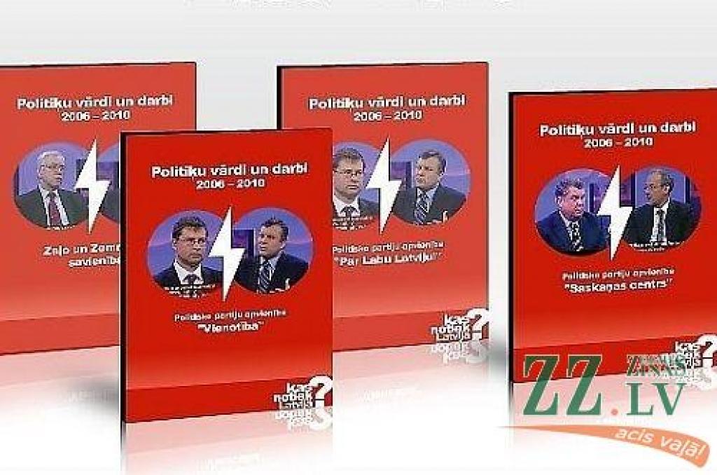 «Kas notiek Latvijā?» izdod DVD sēriju «Politiķu vārdi un darbi»