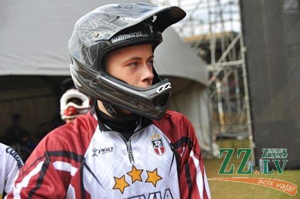 BMX. Kristaps Vinters pasaules čempionātā krīt un paliek astotajā vietā