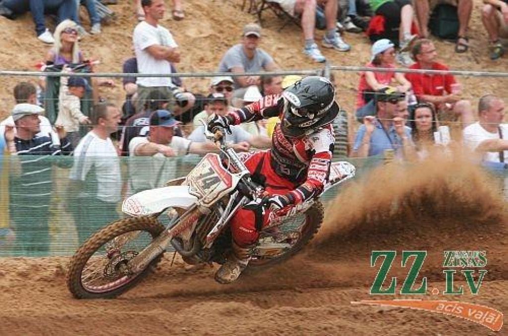 Motokross. Šteinbergs cer uz izdošanos