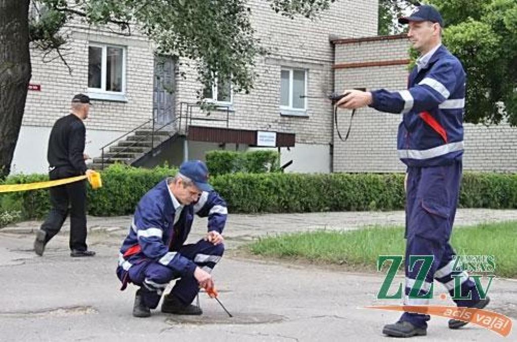 Glābšanas dienestu mācībām izvēlēta vieta, kur jau iepriekš notikušas gāzes noplūdes