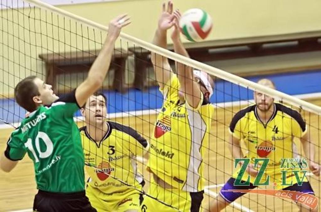 Volejbols. Pirmās līgas «play off»: VK «Ozolnieki» – VK «Mārupe» 0:3 (ar foto)