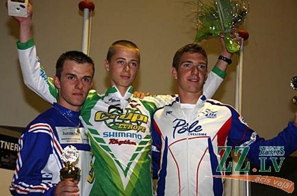 Jelgavniekiem zelts un bronza Eiropas BMX čempionātā