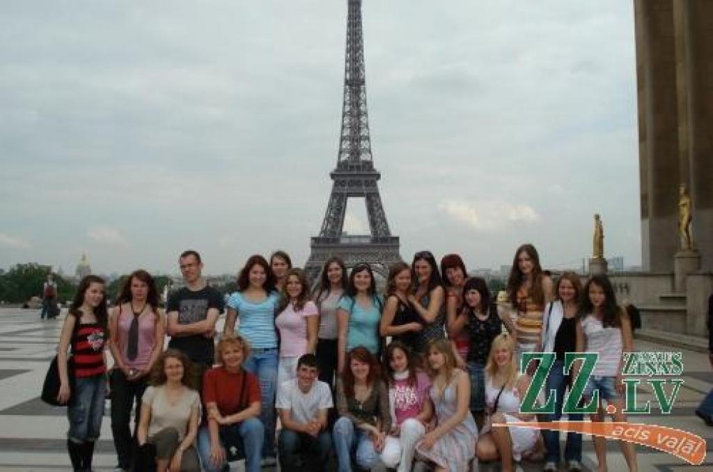 Jelgavas skolēni atgriežas no Francijas