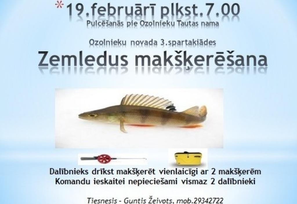 Ozolnieku makšķernieki tiksies uz Iecavas upes