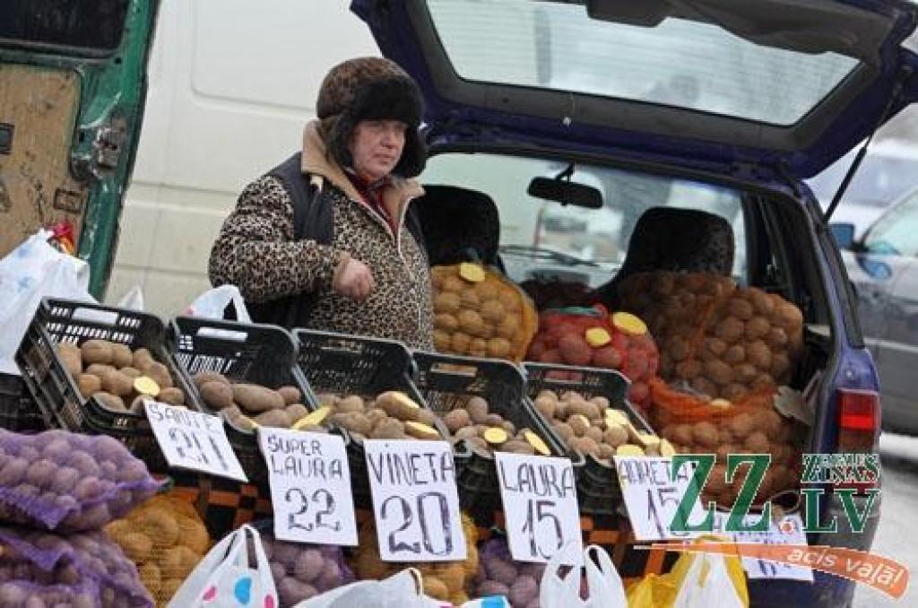 Siltāka ziema uz tirgu vairāk pircēju nepievilina