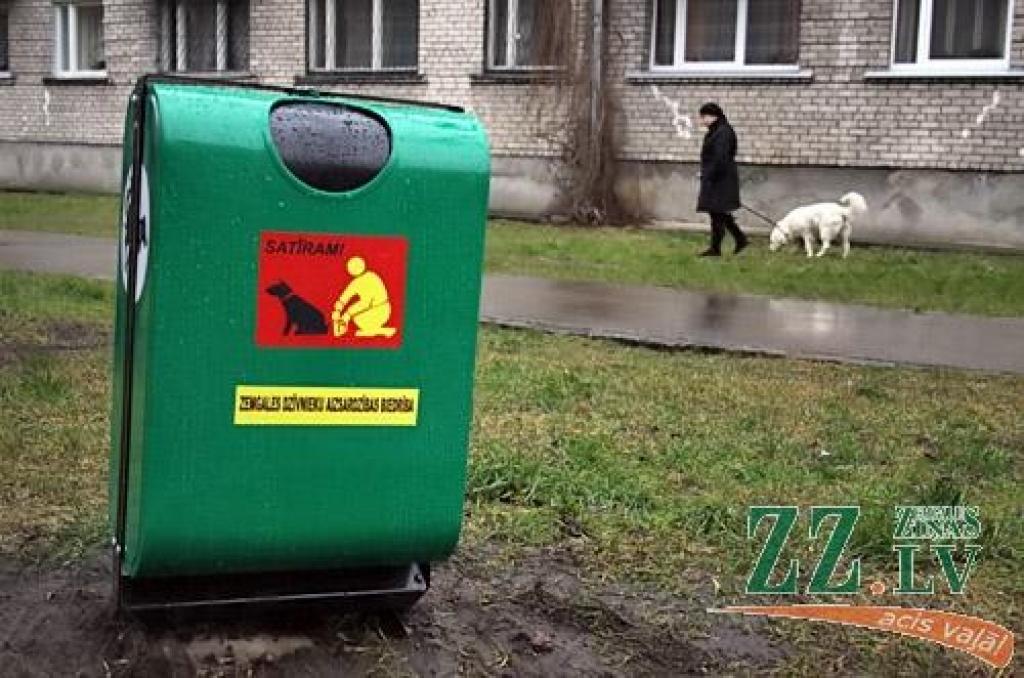 Urnas ir, maisiņi līdzi jānēsā pašiem