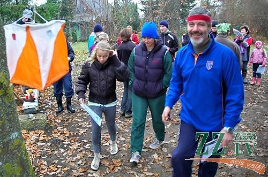 Orientēšanās sports. Atklāj poligonu, kur «Alnis» palaists brīvsolī
