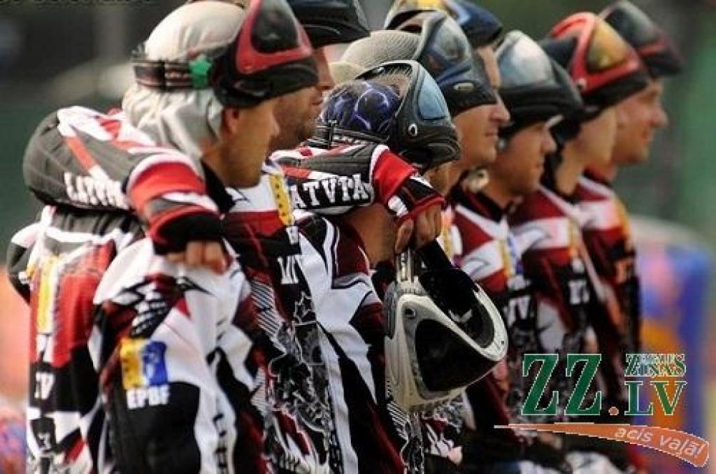  Jelgavnieki palīdz peintbola izlasei iegūt sudrabu Eiropā