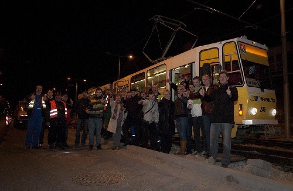 Sāk testēt Liepājas jauno tramvaja līniju