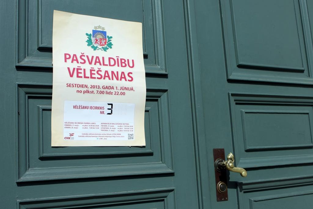 No šodienas var nobalsot iepriekš pašvaldību vēlēšanās