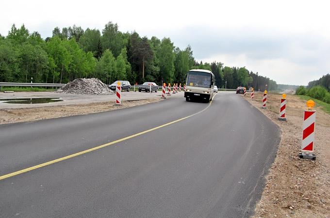 «Latvijas Valsts ceļi»: Turpinās darbi uz ceļa Rīga – Jelgava