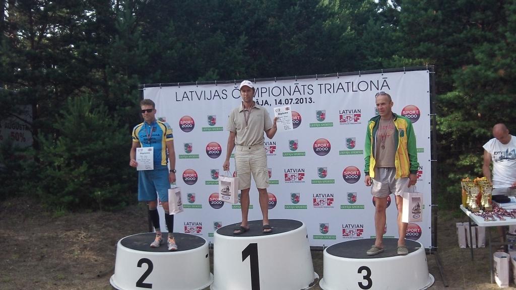 Triatlons. Trīs Latvijas čempioni Liepājā