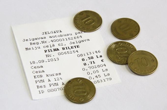 JAP autobusu biļešu cenas eiro apaļos uz leju