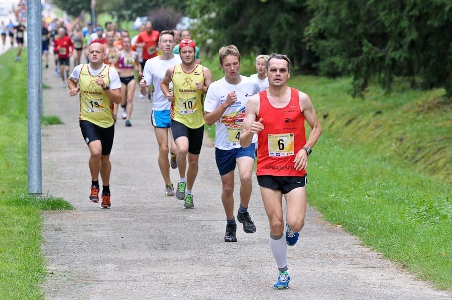 Skriešana. Ozolnieku čempionātā uzvar Armands Tālums un Līna Šulgina (ar foto)