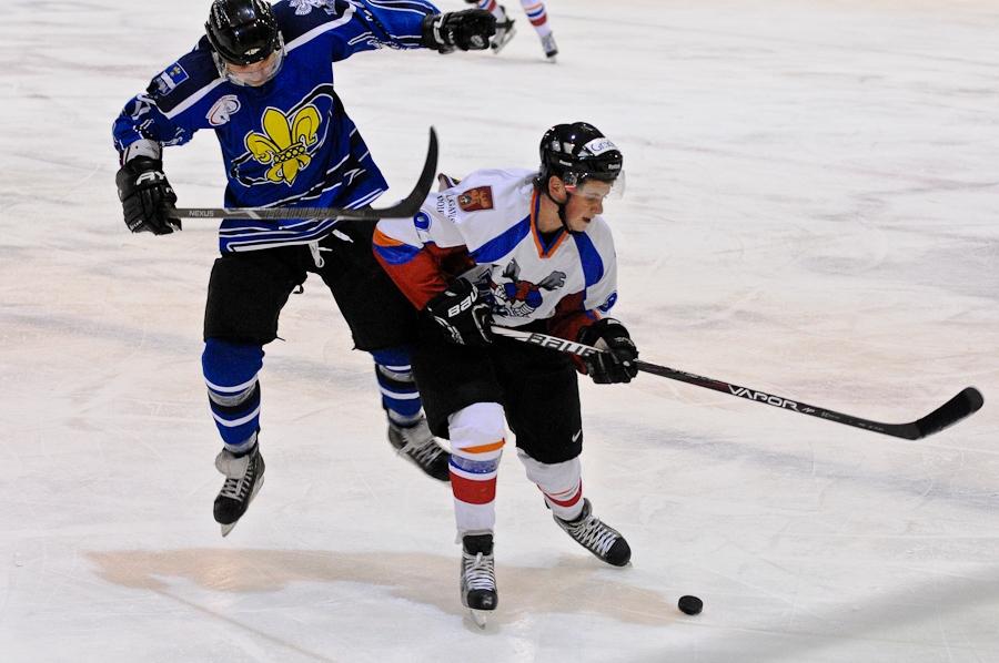 Hokejs. Jelgavniekiem Daugavpilī četri vārti (ar foto)