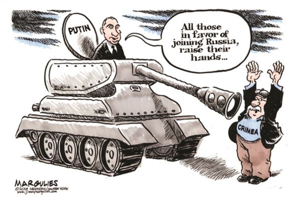 FOTO: Krimas referendums karikatūrās