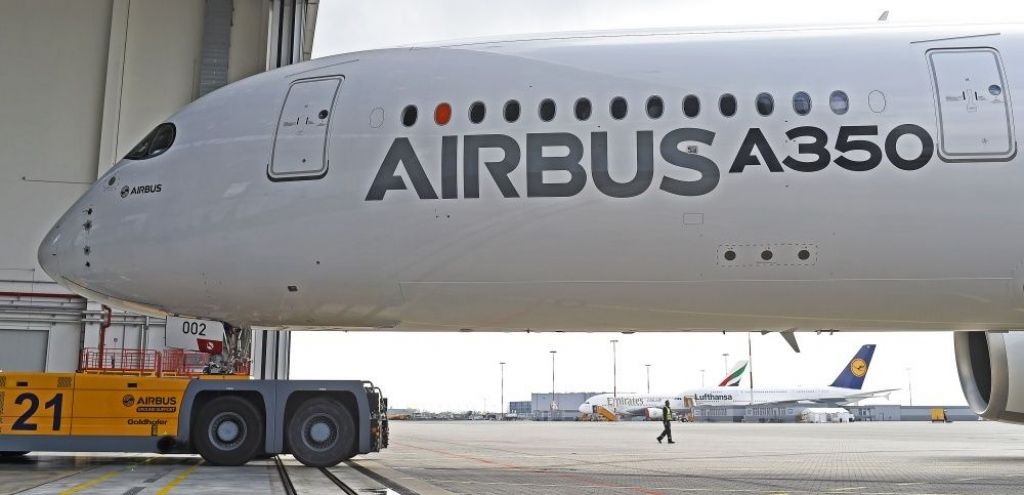 Airbus pirmo reizi izrāda jaunā A350 XWB kabīni
