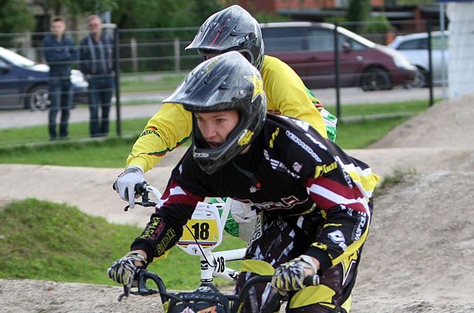 BMX. Kristenam Krīgeram lielisks sezonas sākums Eiropas līgā