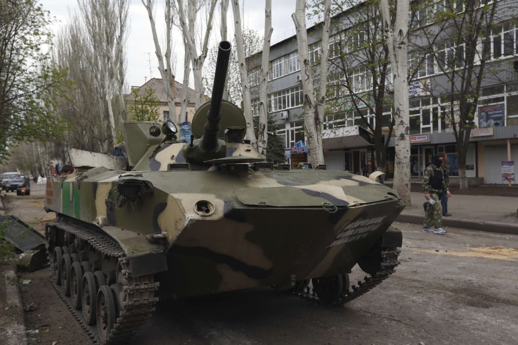 Ukrainas IeM: Slovjanskā uzdarbojas ārvalstu diversanti un nelikumīgi grupējumi