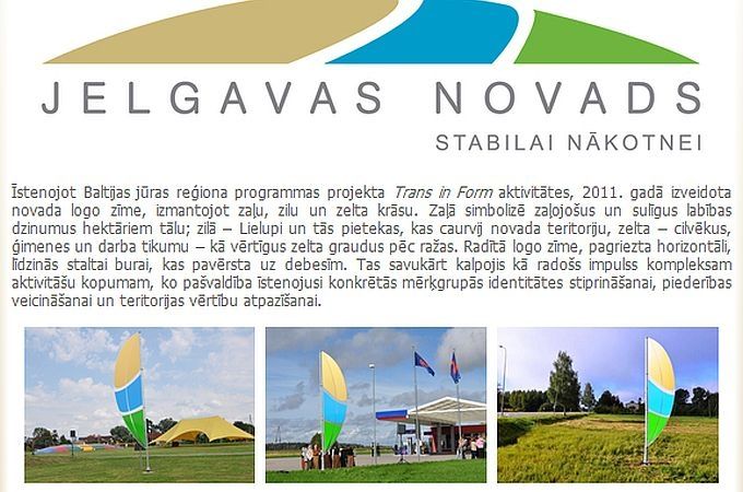 Gada preču zīme - «Jelgavas novads stabilai nākotnei»