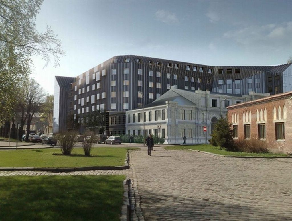 Atbalsta ieceri būvēt ēku kompleksu Strēlnieku ielā