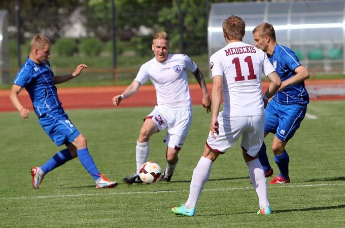 Futbols. Jaunie kausa ieguvēji FK «Jelgava» izcīna punktu pret Daugavpils «Daugavu» (ar foto)