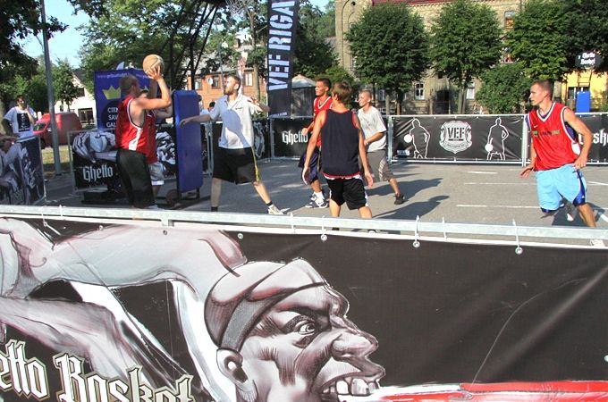 Ielu basketbols. «Ghetto Basket» – Jelgavā un Ozolniekos