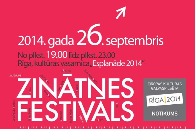 Jaunnedēļ Rīgā notiks Zinātnes festivāls