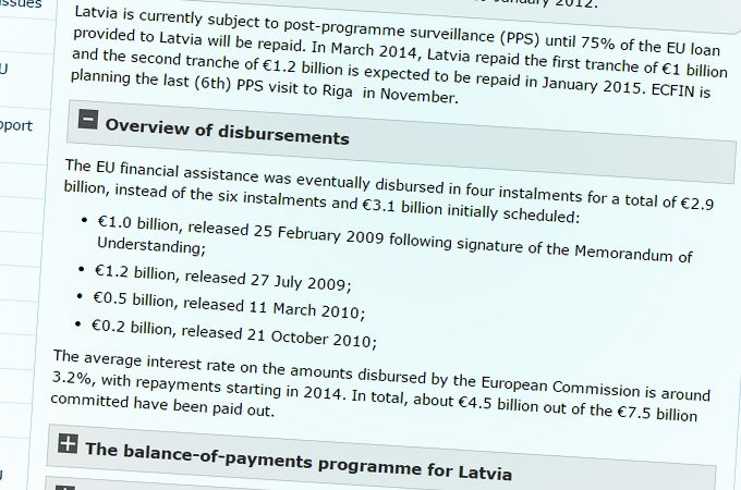 ES finansiālā atbalsta pēcprogrammas uzraudzība: reformas iebuksējušas spēcīgu personīgu interešu dēļ