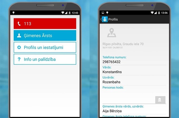 Mobilā aplikācija «HealthPoint» palīdzēs mediķiem noteikt zvanītāja atrašanās vietu