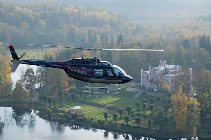 Jelgavas siltumtrašu pārbaude no helikoptera pabeigta