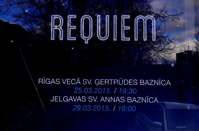 Koncertā «Requiem» sadzied Rīgas un Vilces kori (FRAGMENTI)