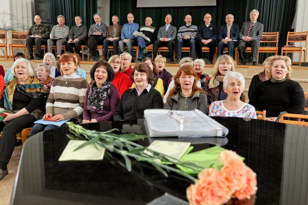 Senioru korī «Gaisma» desmit gados dalībnieku skaits trīskāršojies (FOTO)