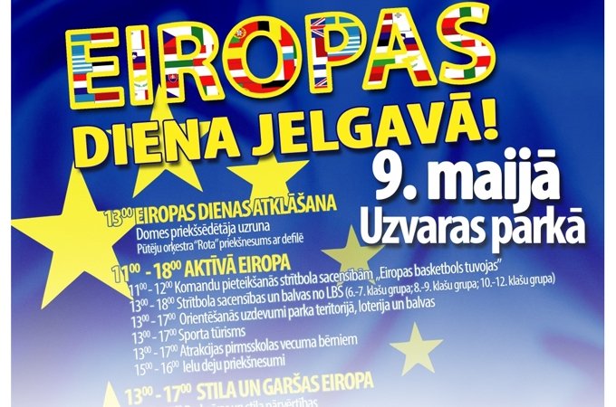 Aicina svinēt Eiropas dienu