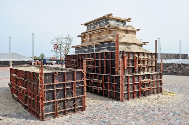 Pasta salā agrāk nekā citus gadus jau gatavojas Smilšu skulptūru festivālam (FOTO)