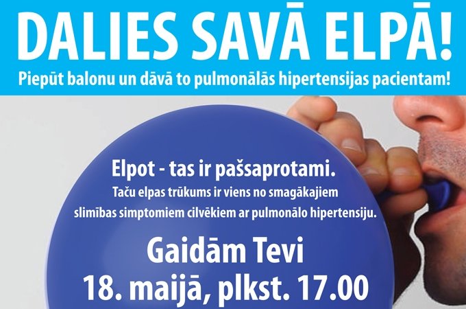 Stacijas laukumā Rīgā – zibakcija «Dalies savā elpā!»