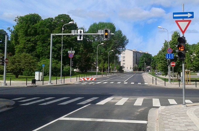 Izmaiņas satiksmes organizācijā stacijas apkaimē (FOTO)