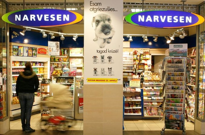 «Narvesen» pamet «VIVO centru»